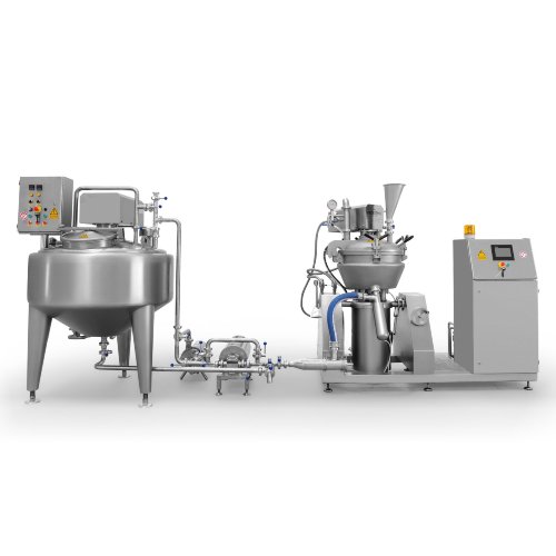 Processed cheese processing line